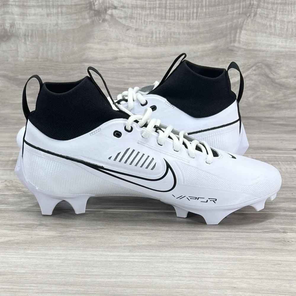 Nike Vapor Edge Pro 360 2 Mens Size 13.5 Promo White Football Cleats FN7759-100